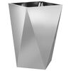 vidaXL Planter 2 pcs Silver 50 x 50 x 75 cm Galvanised Steel