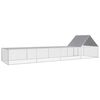 vidaXL Chicken Coop 8x2x2 m Galvanised Steel