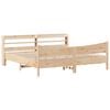 vidaXL Bed Frame with Headboard 180x200 cm Super King Solid Wood Pine