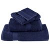 vidaXL Premium Wash Towels "SOLUND" 2 pcs Navy Blue 30x30 cm 600 gsm