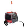 Animal Boulevard Pet Bike Trailer L 130x80x90 cm Red and Grey