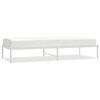 vidaXL Metal Bed Frame without Mattress White 80x200cm