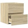 vidaXL Sink Cabinet Sonoma Oak 41x38.5x45 cm Engineered Wood