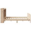 vidaXL Bookcase Bed without Mattress 160x200 cm Solid Wood Pine