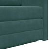 vidaXL Sofa Bed Dark Green 124 x 204 x 61 cm Velvet
