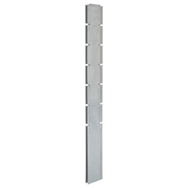 vidaXL Garden Fence Posts 10 pcs Silver 180 cm&nbsp;Galvanised Steel