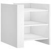 vidaXL Bedside Cabinet White 45x50x50 cm Engineered Wood