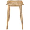 vidaXL Dining Table 112x52x76 cm Solid Wood Mango
