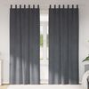 vidaXL Blackout Curtains 2 pcs Light Grey 140 x 225 cm Velvet