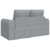 vidaXL Folding Sofa Bed Light Grey 148 x 71 x 83 cm Fabric