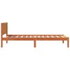 vidaXL Bed Frame Brown 75 x 190 cm Solid Pine wood