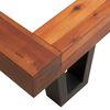 vidaXL Bed Frame with Live Edge without Mattress Solid Acacia Wood 160 cm