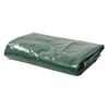 vidaXL Tarpaulins Green 3.5 x 5 m Canvas with PVC Coating