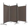 vidaXL 4-Panel Room Divider Anthracite 346x180 cm Fabric