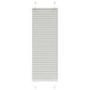 vidaXL Pleated Blind Light Grey 50x150 cm Fabric Width 49.4 cm Polyester