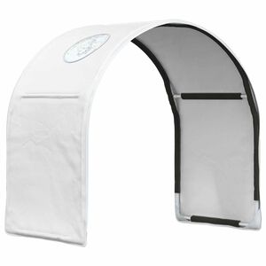 vidaXL Bed Tunnel 2 pcs White 211 x 52.5 x 2 cm Polyester