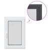 vidaXL Basement Window RISOR 60x90 cm Tilt&Turn DIN Right Anthracite