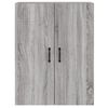 vidaXL Wall Mounted Cabinets 2 pcs Grey Sonoma Engineered Wood