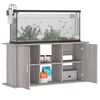vidaXL Aquarium Stand Grey Sonoma 121x41x58 cm Engineered Wood