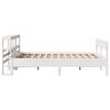 vidaXL Bed Frame without Mattress White 140x200 cm Solid Wood Pine