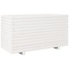 vidaXL Garden Planter White 90x40x49.5 cm Solid Wood Pine