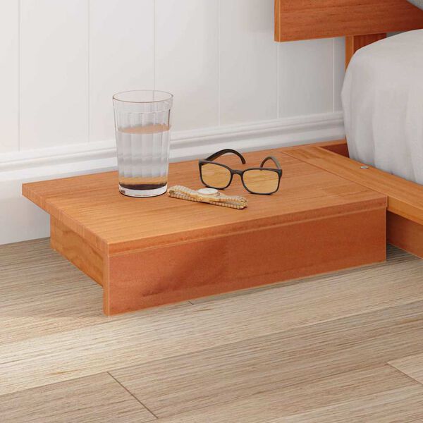 vidaXL Bed Frame Brown 120 x 190 cm Wood