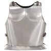 vidaXL Medieval Knight Body Armour Cuirass Replica LARP Silver Steel