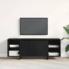 vidaXL TV Cabinet Black Oak 120 x 30 x 40.5 cm Engineered Wood