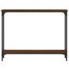 vidaXL Console Table Brown Oak 100x22.5x75 cm Engineered Wood