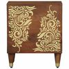 vidaXL Bedside Cabinet with Door 2 pcs Honey Brown 40 x 33 x 46 cm