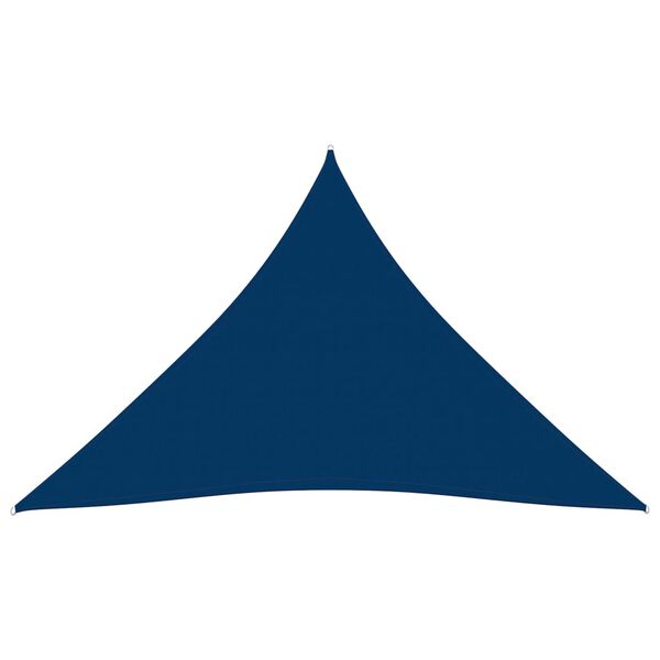 vidaXL Sunshade Sail Oxford Fabric Triangular 3.6x3.6x3.6 m Blue