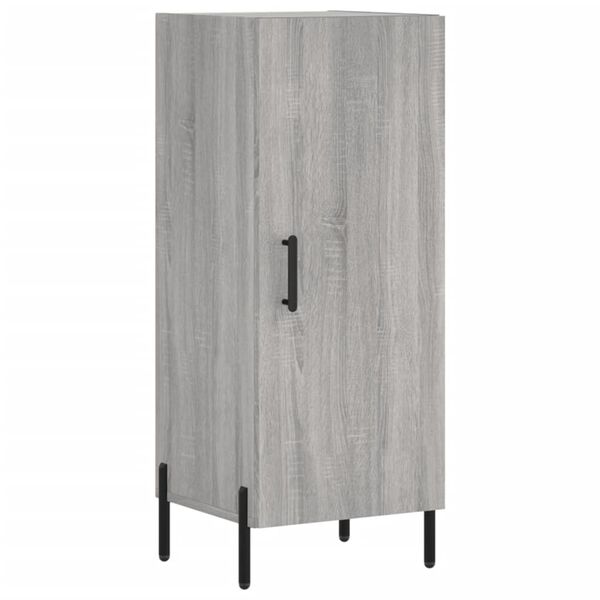 vidaXL Sideboard Grey Sonoma 34.5x34x90 cm Engineered Wood