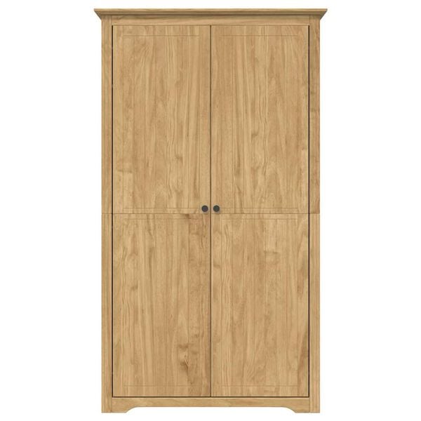 vidaXL Wardrobe BODO Honey Brown 53.5 x 99 x 173 cm Engineered Wood