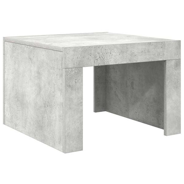 vidaXL Coffee Table Concrete Grey 50x50x35 cm Engineered Wood