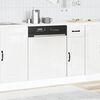 vidaXL Dishwasher Panel&nbsp;Kalmar&nbsp;High Gloss White&nbsp;60x1.5x67 cm Engineered Wood