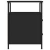 vidaXL Bedside Cabinets 2 pcs Black 44x45x60 cm Engineered Wood