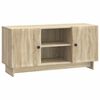 vidaXL TV Cabinet Sonoma Oak 102 x 34.5 x 50 cm Engineered Wood