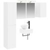 vidaXL Bathroom Furniture Set 5 pcs White 33 x 34.5 x 160 cm