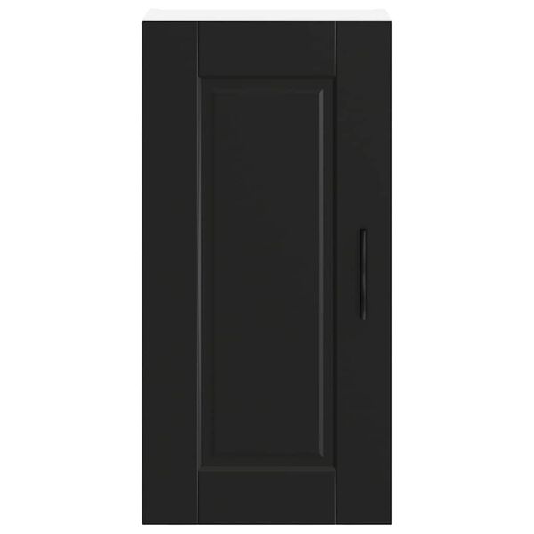 vidaXL Kitchen Wall Cabinet Porto Black Engineered Wood