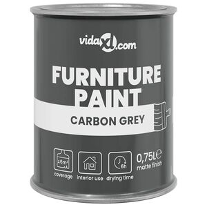 vidaXL Furniture Paint Grey 10 x 10 x 12.2 cm Wall Print