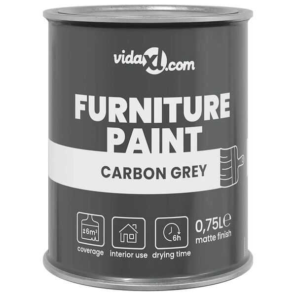 vidaXL Furniture Paint Grey 10 x 10 x 12.2 cm Wall Print