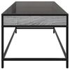 vidaXL Coffee Table with Infinity LED Grey Sonoma 90x50x41 cm