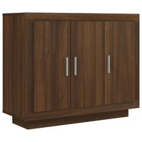vidaXL Sideboard Brown Oak 92x35x75 cm Engineered Wood