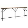 vidaXL Console Table Old Wood 200 x 29 x 75 cm