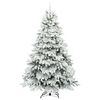 vidaXL Artificial Christmas Tree with 300 LEDs White 240 cm PE and PVC