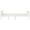vidaXL Children's Bed without Mattress White 90x190 cm Solid Wood Pine