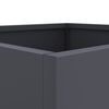vidaXL Planter Anthracite 42x40x39 cm Steel