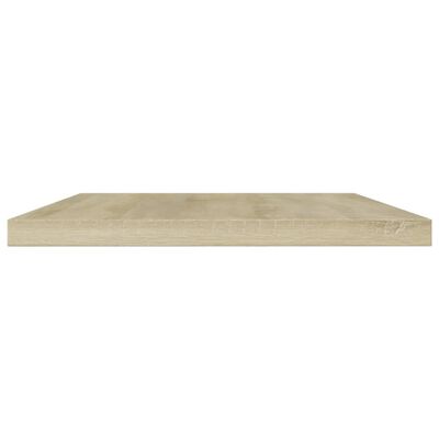 vidaXL Bookshelf Boards 4 pcs Sonoma Oak 60x10x1.5 cm Engineered Wood