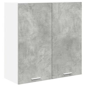 vidaXL Hanging Cabinet Concrete Grey 80 x 31 x 80 cm Engineered Wood