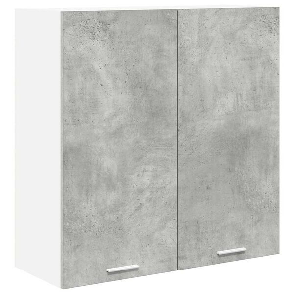 vidaXL Hanging Cabinet Concrete Grey 80 x 31 x 80 cm Engineered Wood